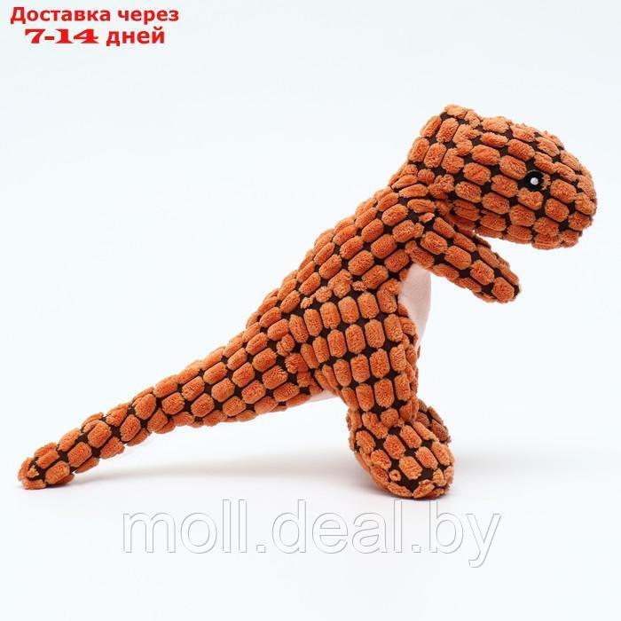 Игрушка мягка для собак "Дино", 32 см, оранжевый - фото 3 - id-p209824123