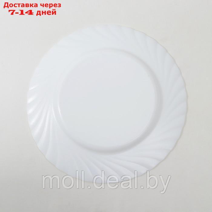 Набор обеденных тарелок TRIANON, d=24,5 см, стеклокерамика - фото 4 - id-p209758970