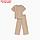 Костюм детский (футболка, брюки) KAFTANр. 32 (110-116 см), бежевый, фото 8