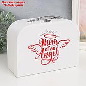 Шкатулка картон сундучок "Мама ангела" 25х10х18,5 см