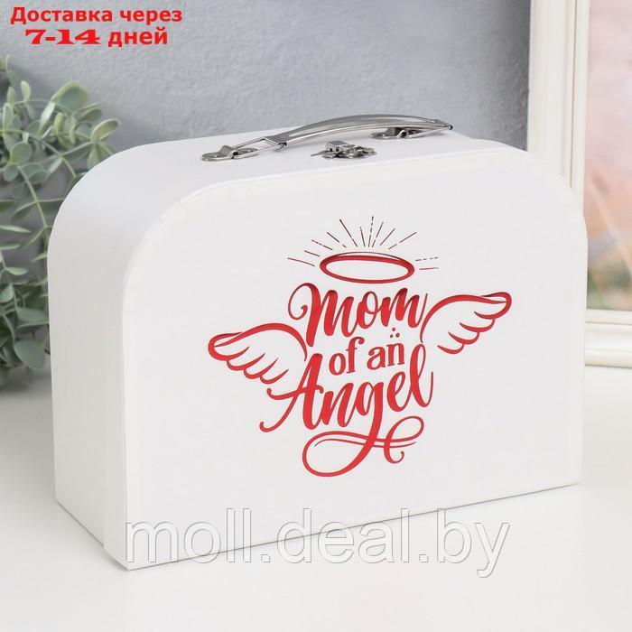 Шкатулка картон сундучок "Мама ангела" 25х10х18,5 см - фото 1 - id-p209760017
