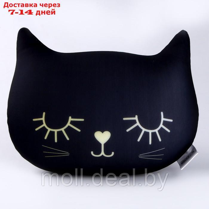 Антистресс подушка "Котик", черный - фото 1 - id-p209761024
