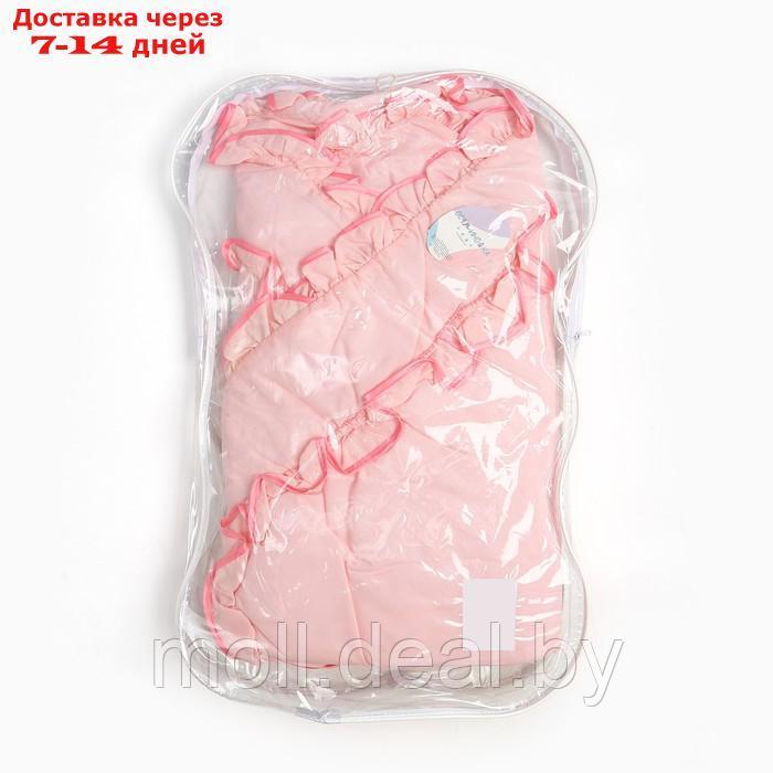 Конверт-одеяло для новорожденого (тиси),К83, цвет розовый, р-р - фото 3 - id-p209823182