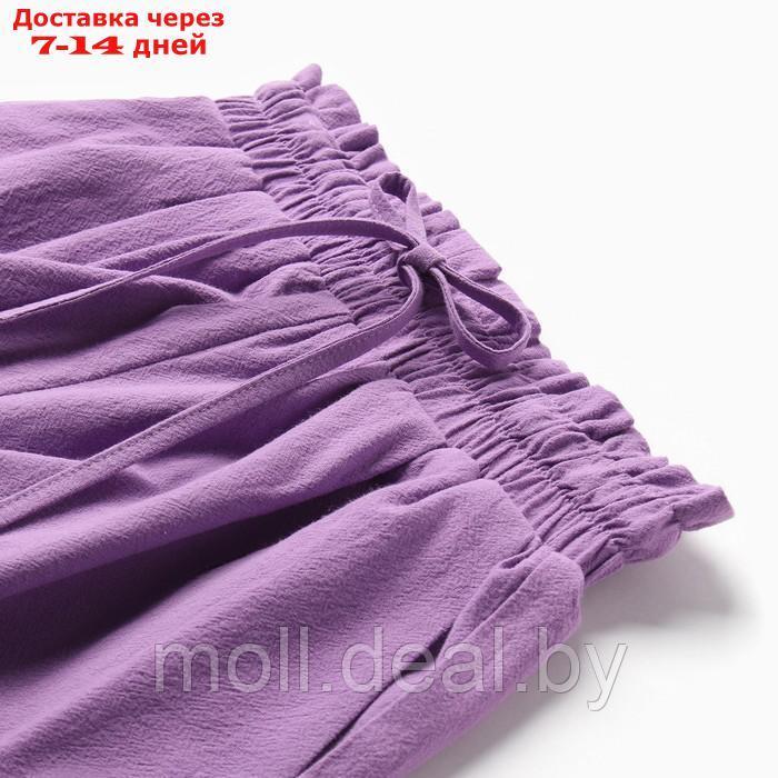 Костюм для девочки (рубашка и шорты) MINAKU, цвет сиреневый, рост 146-152 см - фото 6 - id-p209824192