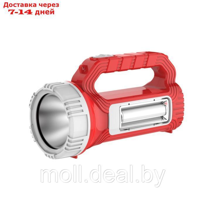 Фонарь прожекторный аккумуляторный, 5+1 Вт, 800 мАч, LED, COB, 18.5 х 8.2 см - фото 1 - id-p209821200