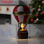 Фигура светодиодная "Шар Деда Мороза" 8x8x16 см, 1 LED, LR44x2(не в компл), Т/БЕЛЫЙ
