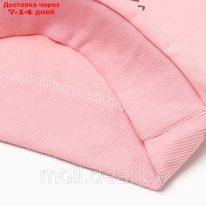Толстовка для девочки, цвет светло-розовый, рост 116-122см - фото 4 - id-p209825220