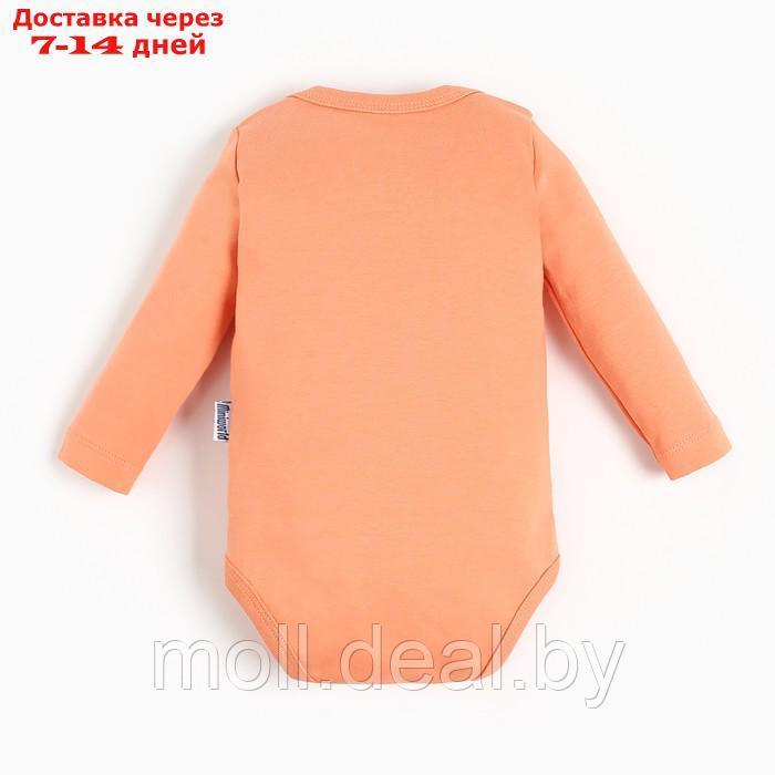 Набор (боди 2шт) детский, цвет оранжевый, рост 62см - фото 9 - id-p209760145