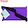 Подушка для растяжки, цвет фиолетовый, фото 4