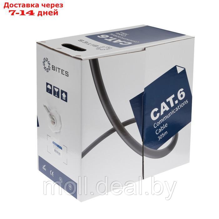 Кабель витая пара 5bites US6575-305A UTP, SOLID, 6CAT, 23AWG, CCA, PVC, серый, 305 м - фото 1 - id-p209815324