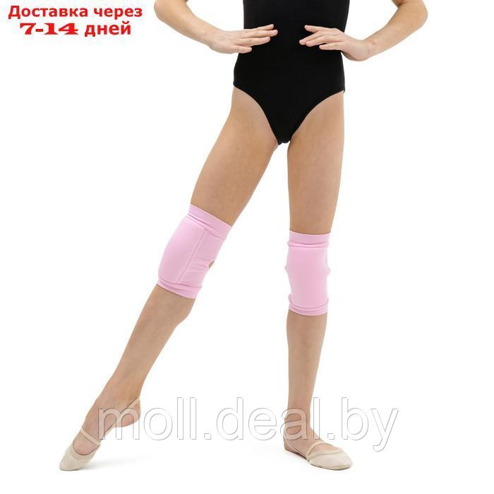 Наколенники для гимнастики и танцев с уплотнителем, размер L (от 15 лет), цвет розовый - фото 6 - id-p209819309
