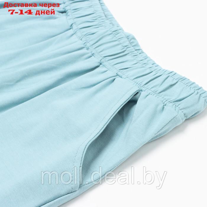 Комплект для девочки (футболка/леггинсы), цвет серый/мятный, рост 164см - фото 5 - id-p209818335
