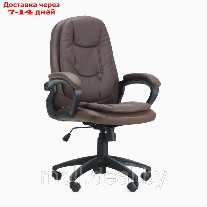 Кресло руководителя Клик мебель 6066, коричневое - фото 1 - id-p209816408