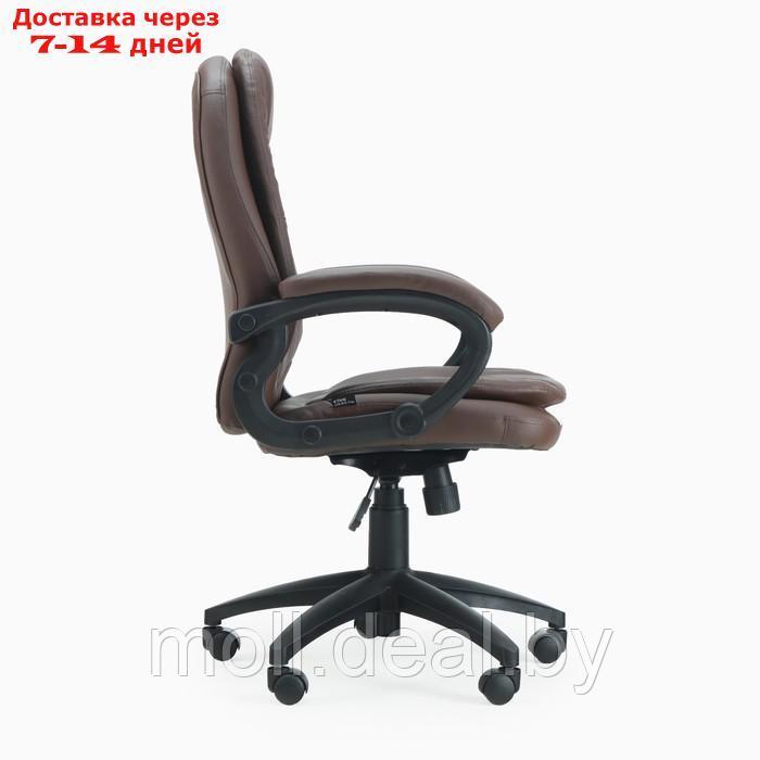 Кресло руководителя Клик мебель 6066, коричневое - фото 2 - id-p209816408