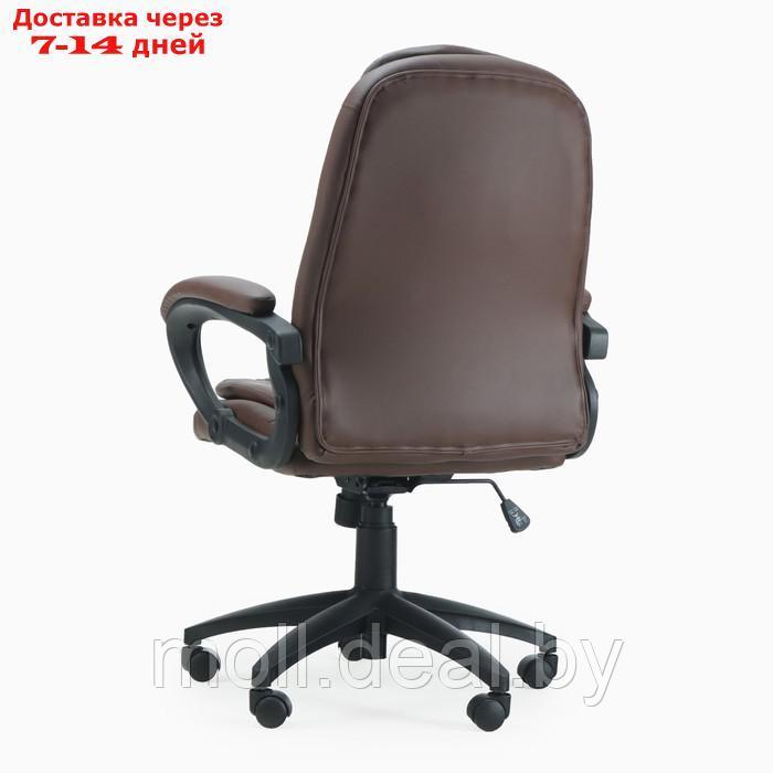 Кресло руководителя Клик мебель 6066, коричневое - фото 3 - id-p209816408