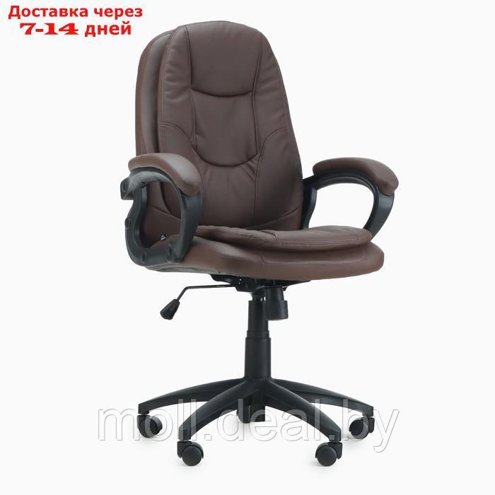 Кресло руководителя Клик мебель 6066, коричневое - фото 4 - id-p209816408