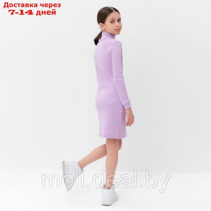 Платье для девочки MINAKU цвет лиловый, рост 152 см - фото 3 - id-p209760230