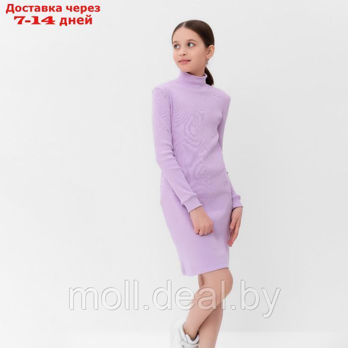 Платье для девочки MINAKU цвет лиловый, рост 152 см - фото 4 - id-p209760230