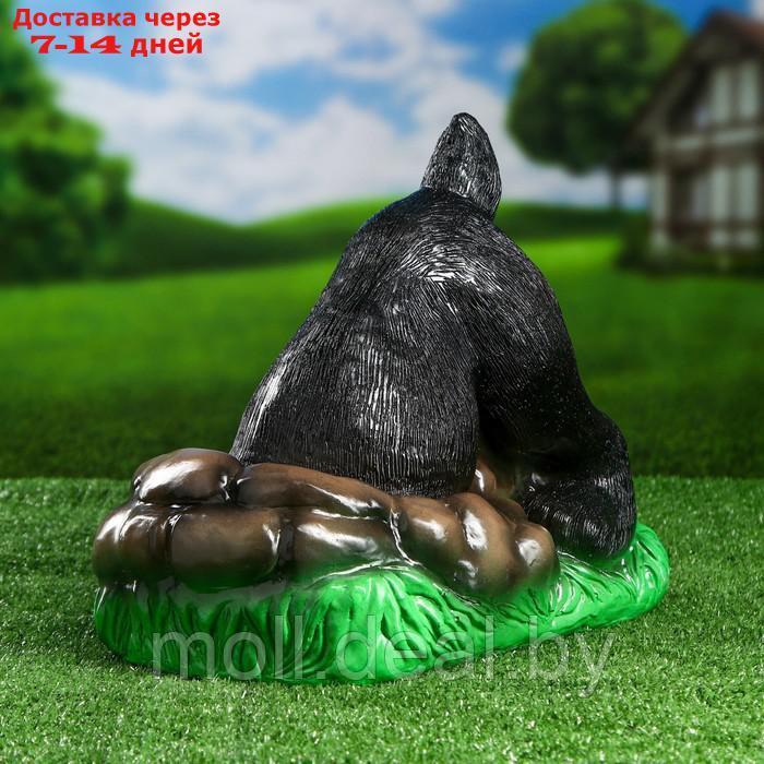Садовая фигура "Собака ищет клад" черная, 30см - фото 2 - id-p209820416