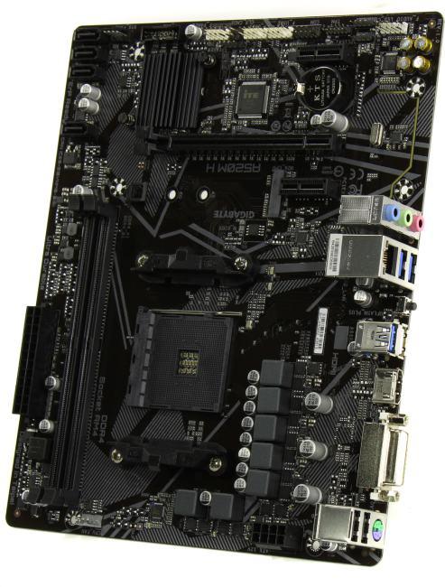 GIGABYTE A520M H (RTL) AM4 AMD A520 PCI-E DVI+HDMI GbLAN SATA MicroATX 2DDR4 - фото 1 - id-p209897331