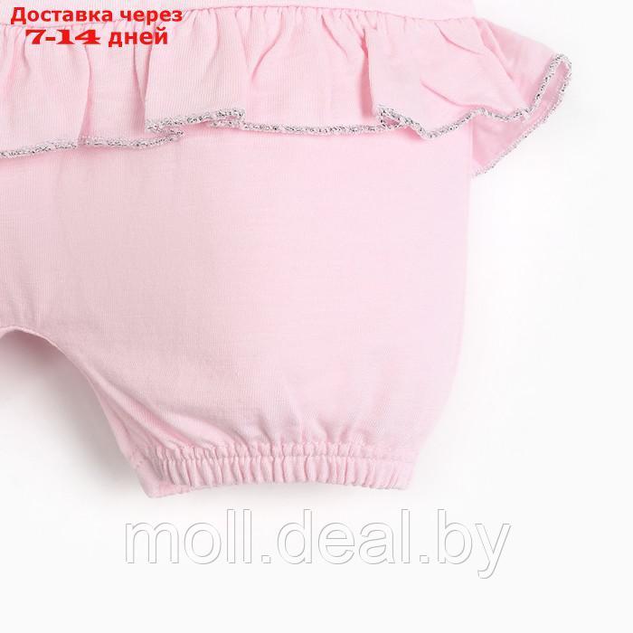 Комбенизон для девочки, цвет розовый, рост 68см - фото 5 - id-p209813443