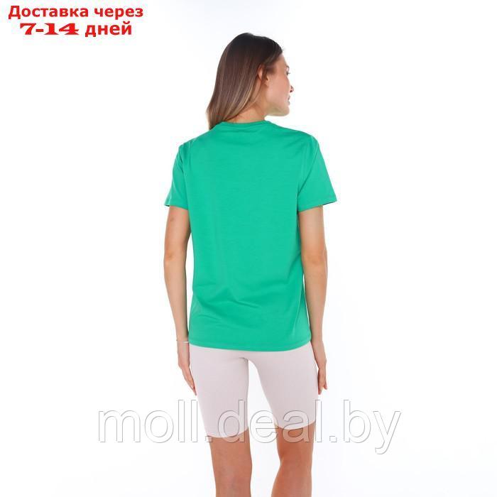 Футболка женская, цвет тёмно-зелёный, размер 42-44 (M) - фото 5 - id-p209814473