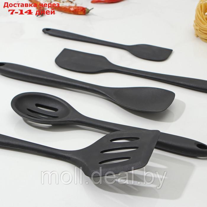 Набор кухонных принадлежностей "Black" 10 предметов, цвет черный - фото 3 - id-p209816473