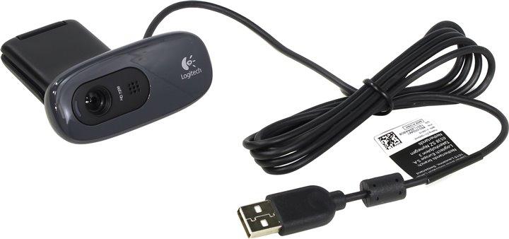 Logitech HD Webcam C270 (RTL) (USB2.0, 1280x720, микрофон) 960-001063 - фото 1 - id-p209897734
