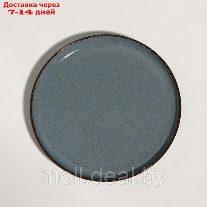 Тарелка "Pearl", d=19 см, синяя, фарфор - фото 1 - id-p209821441