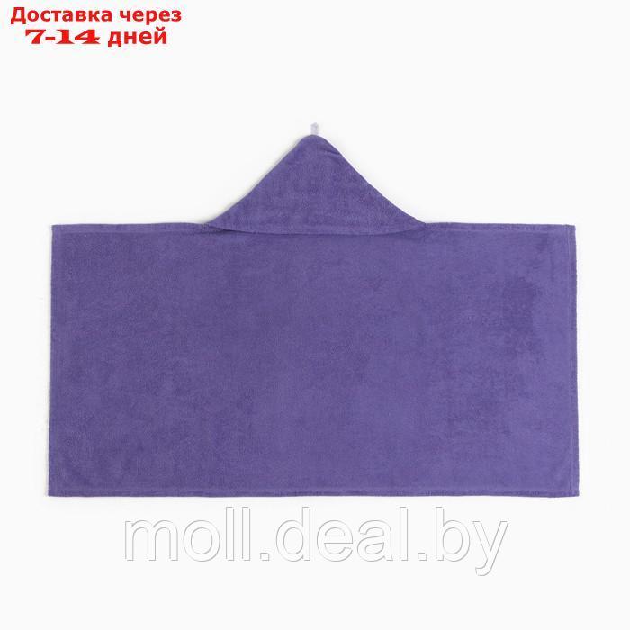Полотенце с капюшоном Крошка Я, цв.фиолетовый 70*140 см, 100%хл, 320 г/м2 - фото 2 - id-p209760288