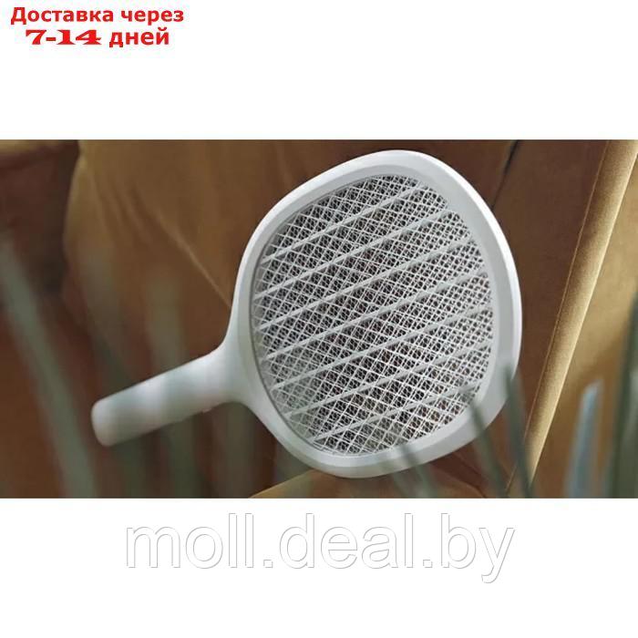 Мухобойка электрическая Xiaomi SOLOVE Electric Mosquito Swatter P1 Grey, АКБ, серый - фото 3 - id-p209759292