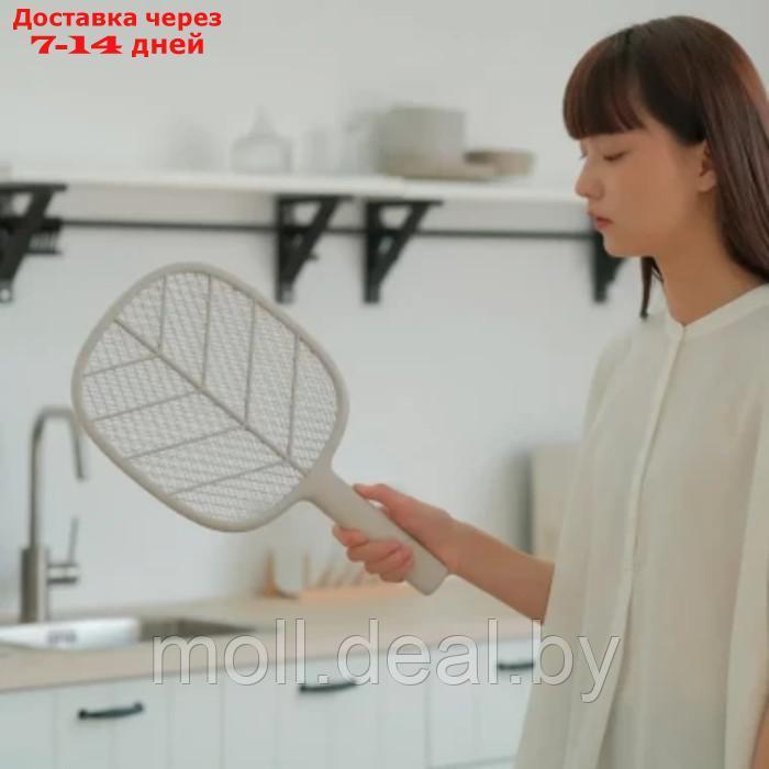 Мухобойка электрическая Xiaomi SOLOVE Electric Mosquito Swatter P2+ Grey, АКБ, серый - фото 2 - id-p209759303