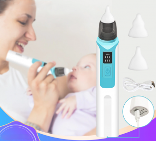 Аспиратор назальный для детей Childrens nasal aspirator ZLY-018 (6 режимов работы) / Бесшумный соплеотсос