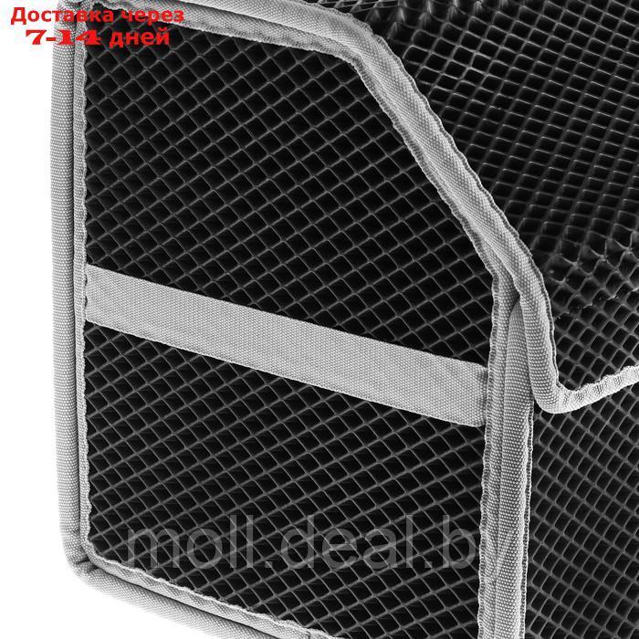 Органайзер-саквояж в багажник автомобиля, из EVA-материала, 70 см, серый кант - фото 7 - id-p209758268