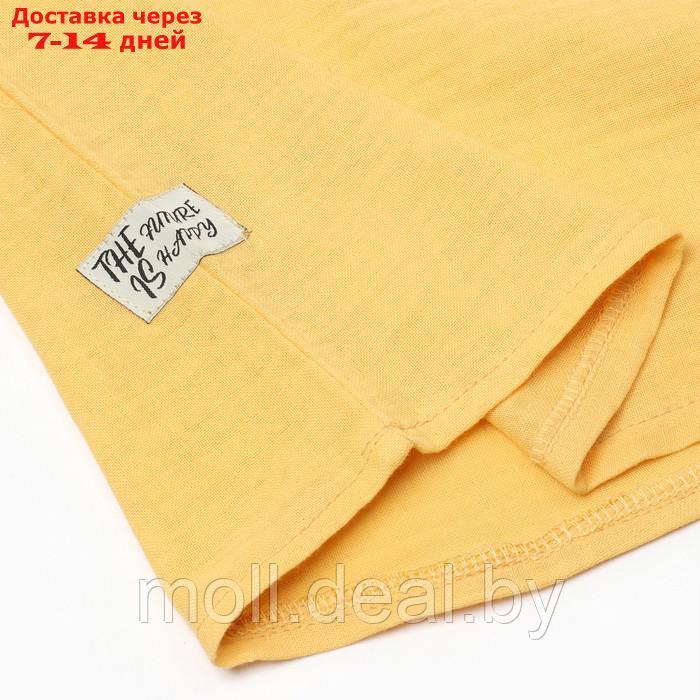 Комплект детский (лонгслив/брюки), цвет жёлтый, рост 104см - фото 6 - id-p209818472