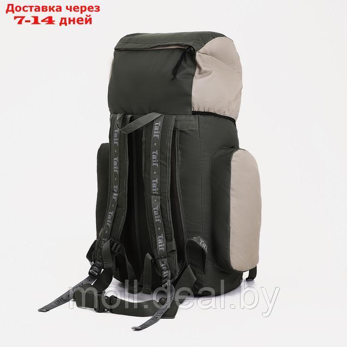 Рюкзак туристический Braune 1, 60л, 58*35*21, отд на шнурке, 2 н/карман, 2 бок кармана, олив - фото 2 - id-p209822485