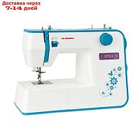 Швейная машина Aurora Style 70, 70 Вт, 23 операции, автомат, бело-голубая