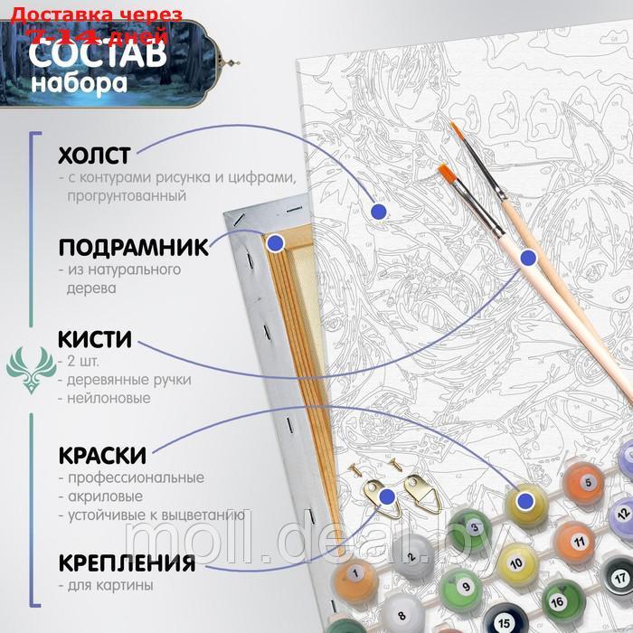 Картина по номерам 30 × 40 см "Геншин" "Тарталья с персонажами Геншин" 32 цвета - фото 2 - id-p209815549