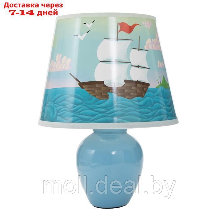 Настольная лампа "Морские приключения" Е14 40Вт голубой - фото 8 - id-p209758317