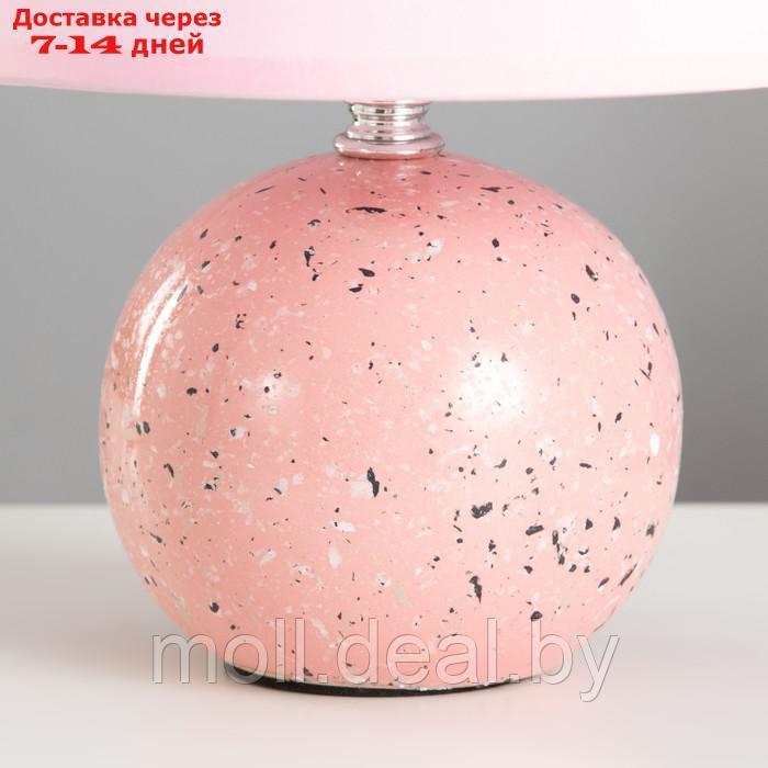 Настольная лампа Е14 40Вт розовый 23х23х29 см - фото 3 - id-p209820544