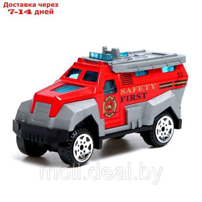 Набор металлических машин "Пожарная служба", 3 штуки - фото 3 - id-p209753717
