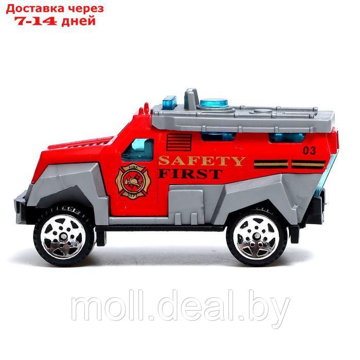 Набор металлических машин "Пожарная служба", 3 штуки - фото 4 - id-p209753717