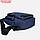 Рюкзак-слинг 17*6*28 см, 1 отд на молнии, 2 н/кармана, USB+провод, синий, фото 5