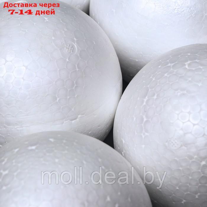 Набор шаров из пенопласта, 10 см, 6 штук - фото 2 - id-p209821545