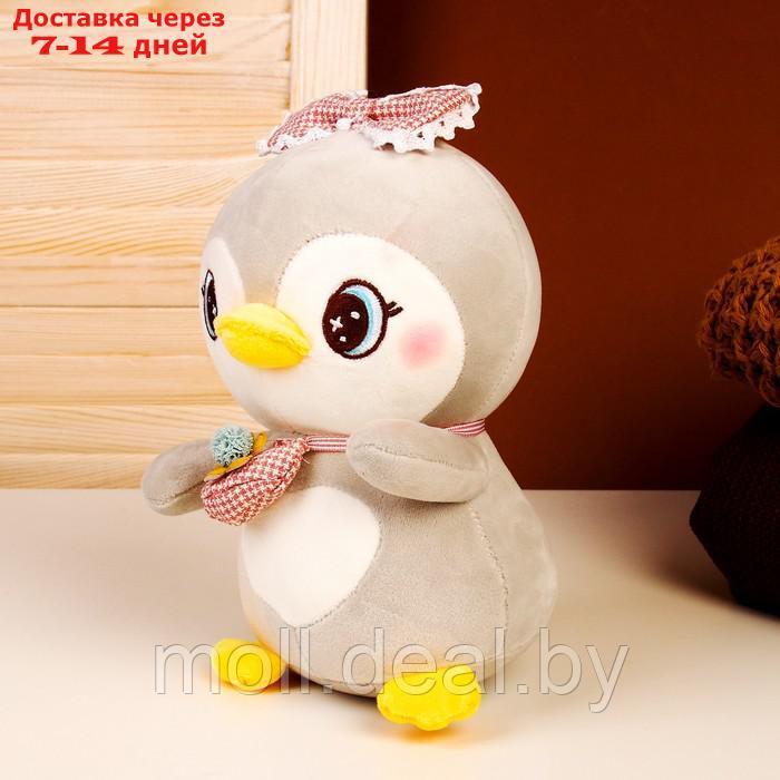 Мягкая игрушка "Пингвин", размер 22 см, цвет серый - фото 1 - id-p209759419