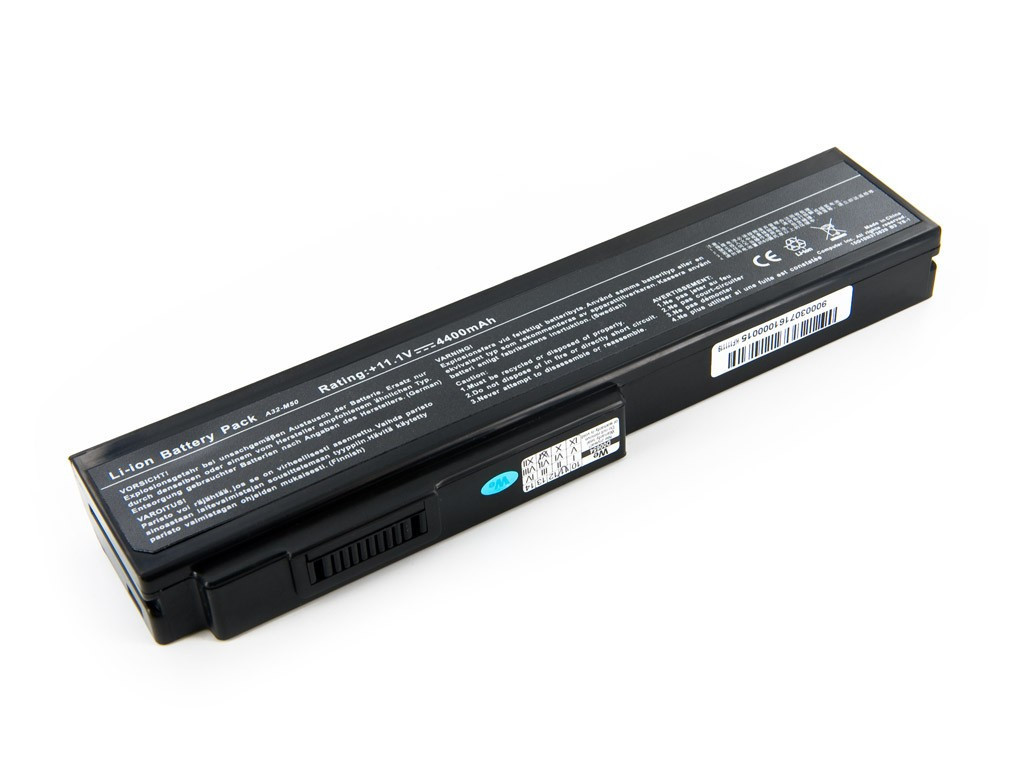 Аккумулятор (батарея) для ноутбука Asus Pro62 (A32-M50) 11.1V 5200mAh - фото 1 - id-p29761884