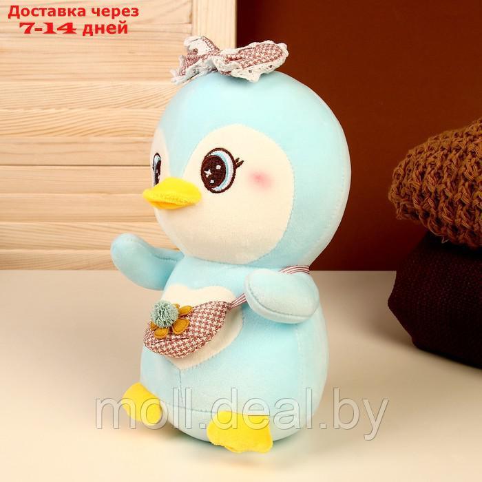 Мягкая игрушка "Пингвин", размер 22 см, цвет голубой - фото 2 - id-p209759432