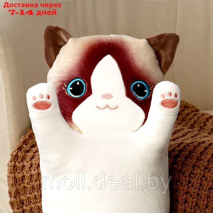 Мягкая игрушка-подушка "Кот сиам", 70 см, разноцветный - фото 2 - id-p209759445