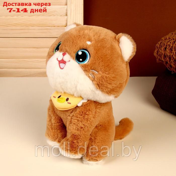 Мягкая игрушка "Кот", размер 21 см, цвет бежевый - фото 2 - id-p209759446