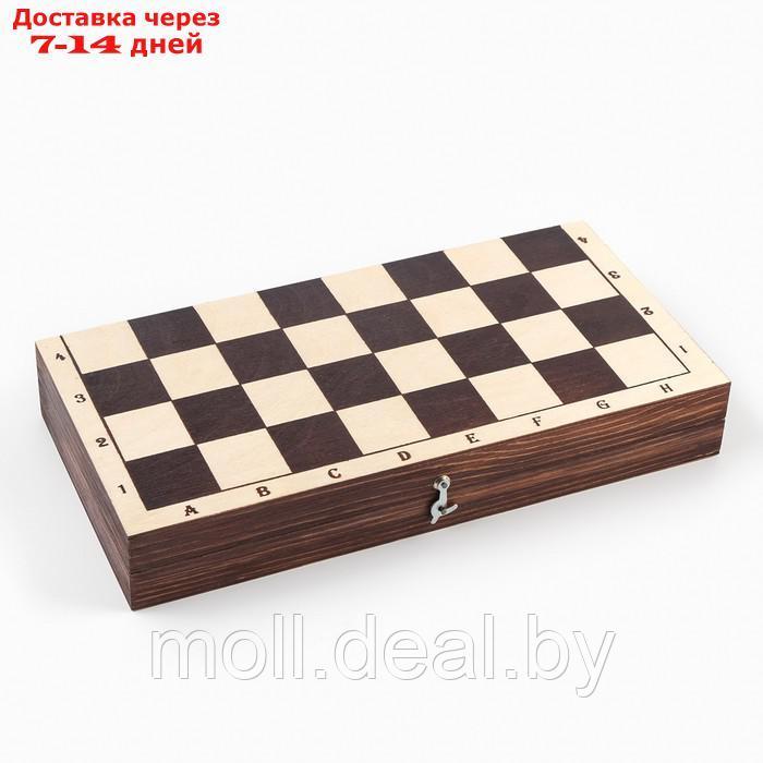 Шахматы обиходные, 29 х 29 см, темная доска - фото 5 - id-p209757407